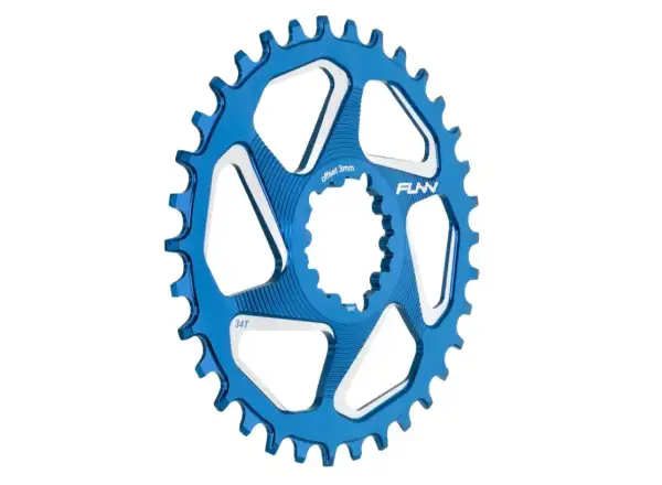 Funn Solo DX NW zębatka do Sram DM 3 mm offset Blue