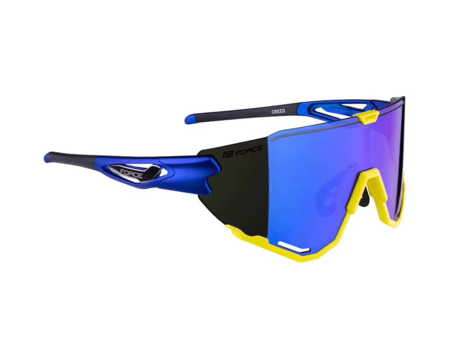 Force Creed okulary fluo/niebieski/niebieskie revo szkła