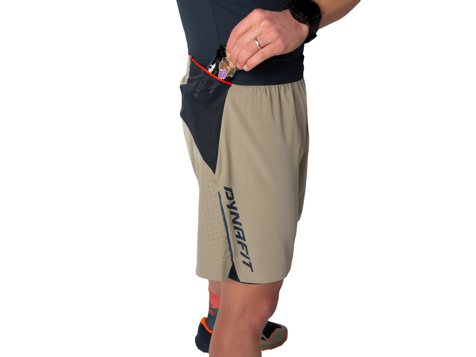 Dynafit Alpine Pro 2v1 męskie szorty biegowe Atlantic