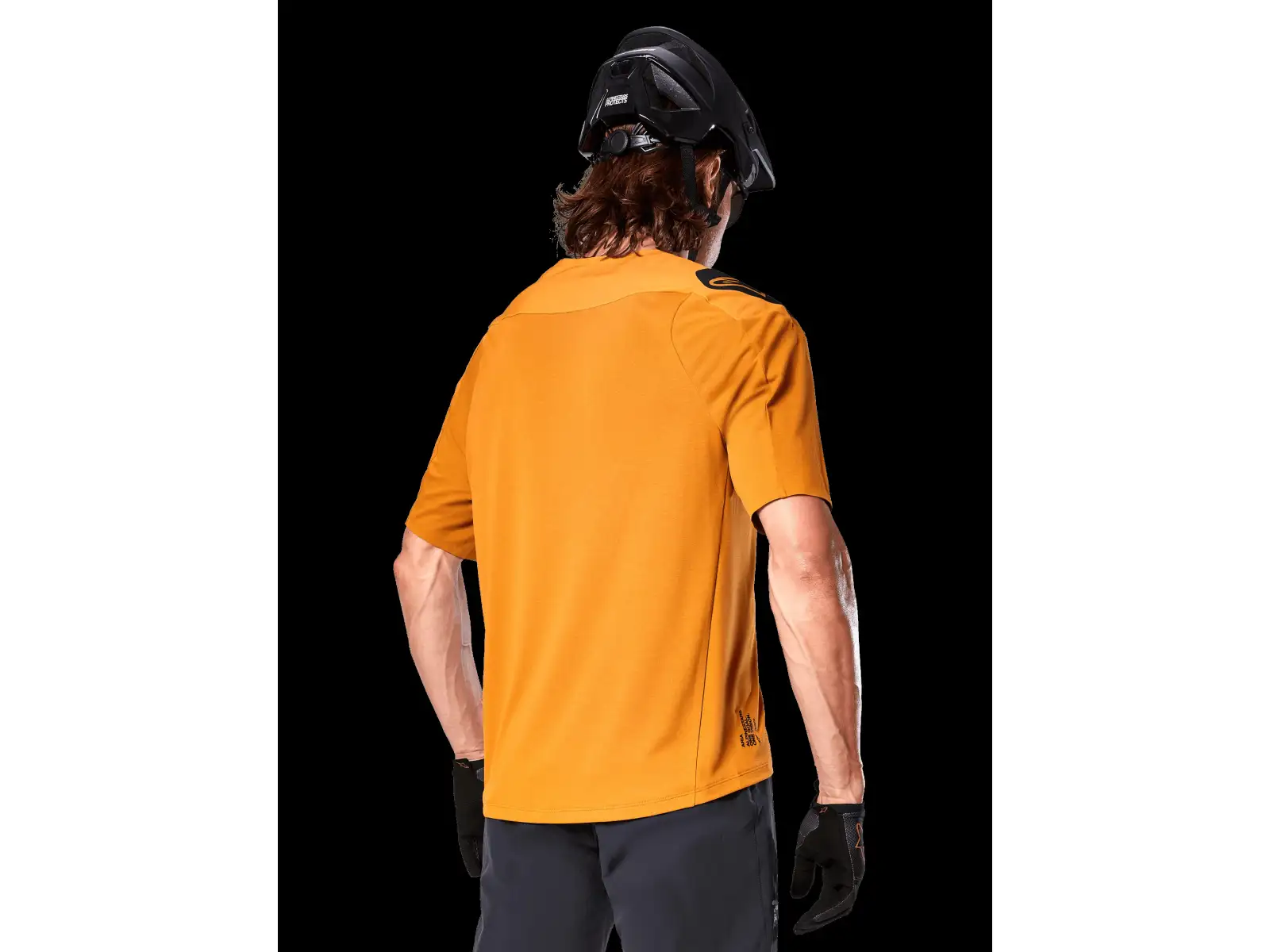 Alpinestars A-Aria Polartec Switch męska koszulka z krótkim rękawem Dark Gold