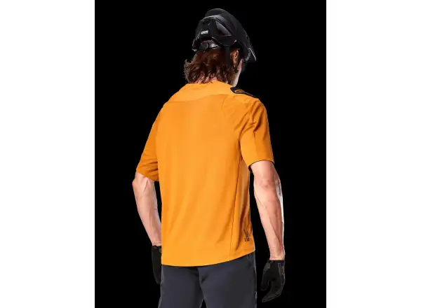 Alpinestars A-Aria Polartec Switch męska koszulka z krótkim rękawem Dark Gold