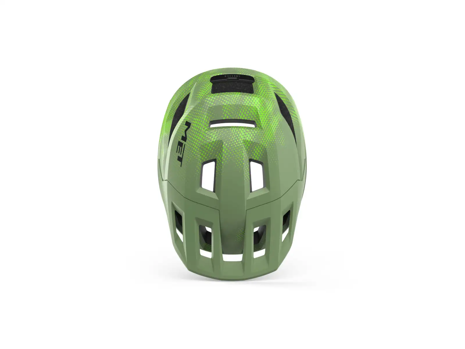 MET Shelter Youth dziecięcy kask Green Lime