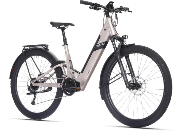 Rock Machine Crossride e450 FS niskonastupowe pełne zawieszenie rower elektryczny Sand Grey/Black