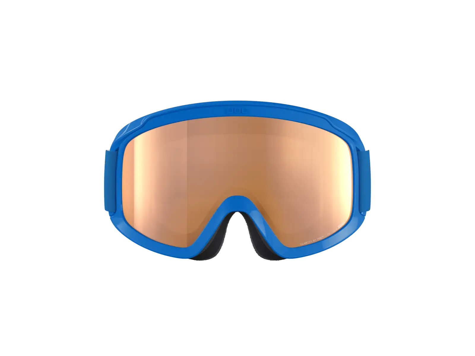 POC POCito Retina dziecięce gogle narciarskie Fluorescent Blue/Partly Sunny Light Orange