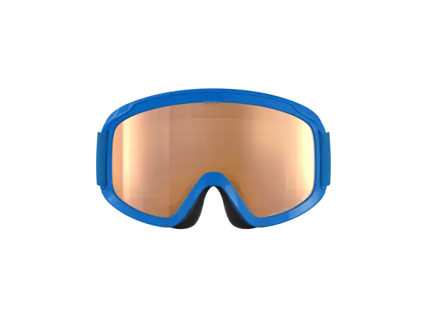 POC POCito Retina dziecięce gogle narciarskie Fluorescent Blue/Partly Sunny Light Orange