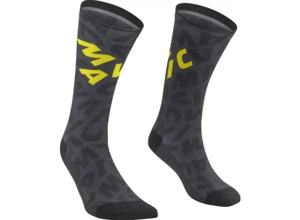 Mavic Aksium Graphic skarpety Black Yellow