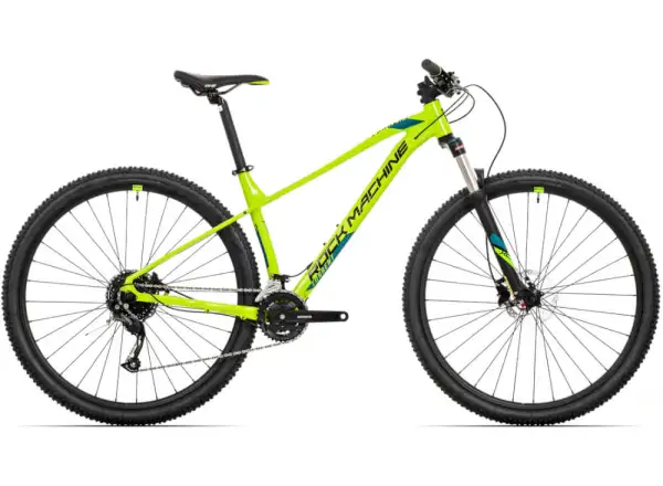 Rock Machine Torrent 20-29 rower górski gloss radioactive yellow/black/petrol blue