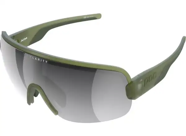 POC Aim okulary rowerowe Epidote Green Translucent