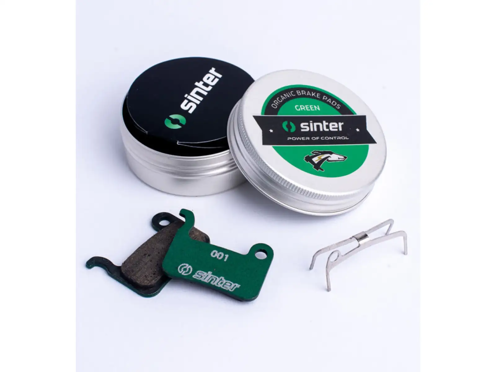 Sinter Shimano A Type klocki hamulcowe polimer zielona