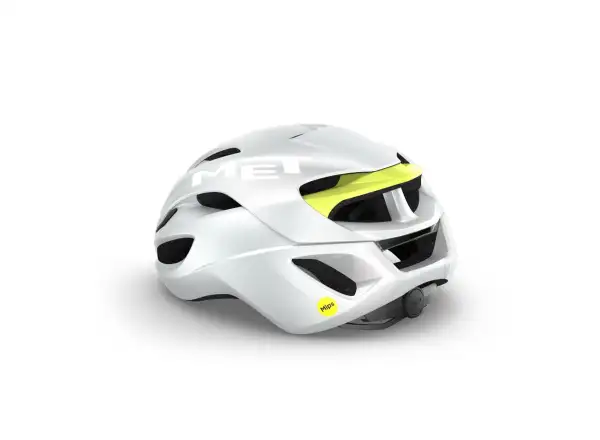 MET Rivale MIPS kask Undyed White/Lime