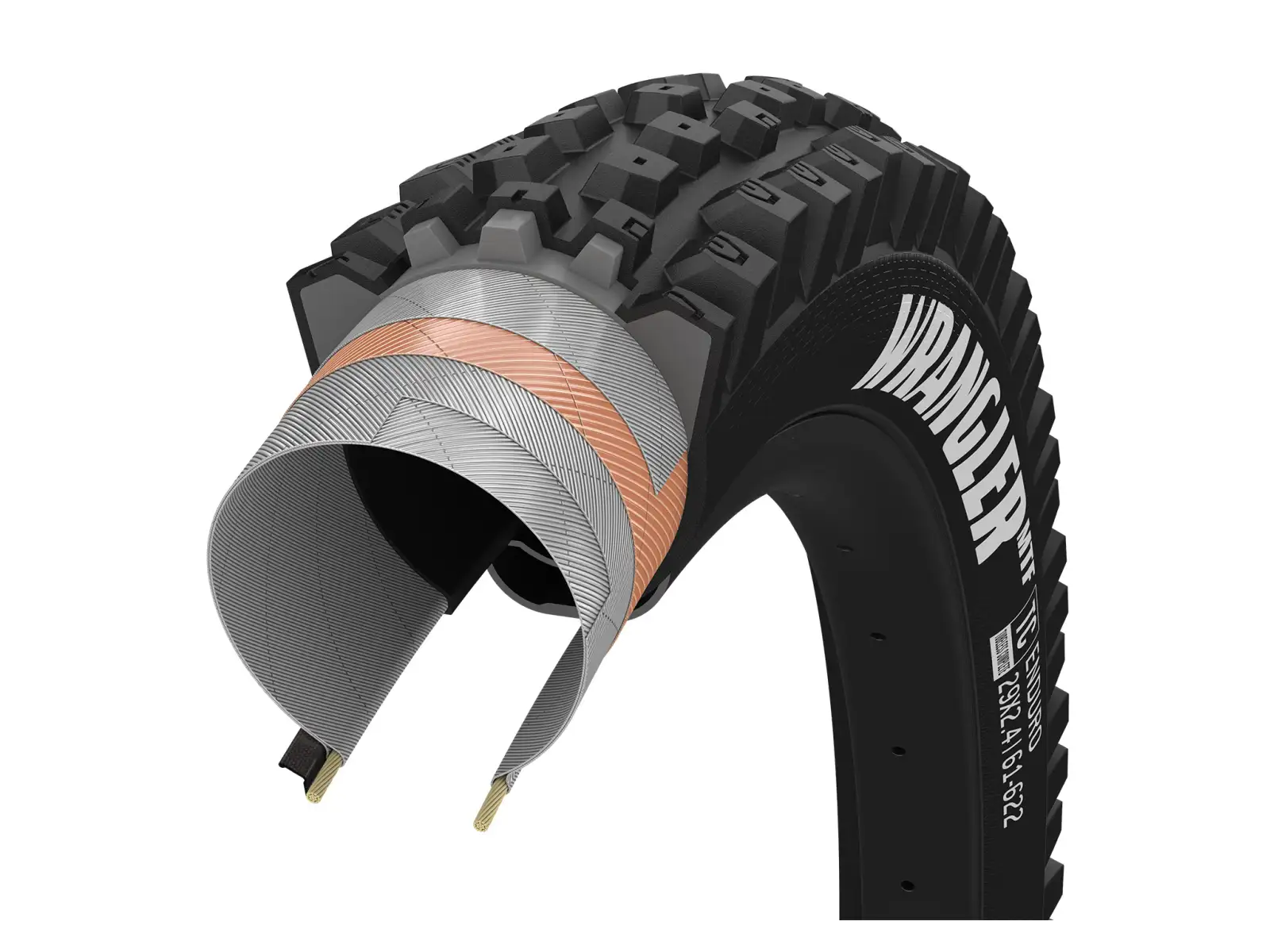 Goodyear Wrangler MTF Enduro Tubeless Complete 29x2,40" MTB opona kevlar