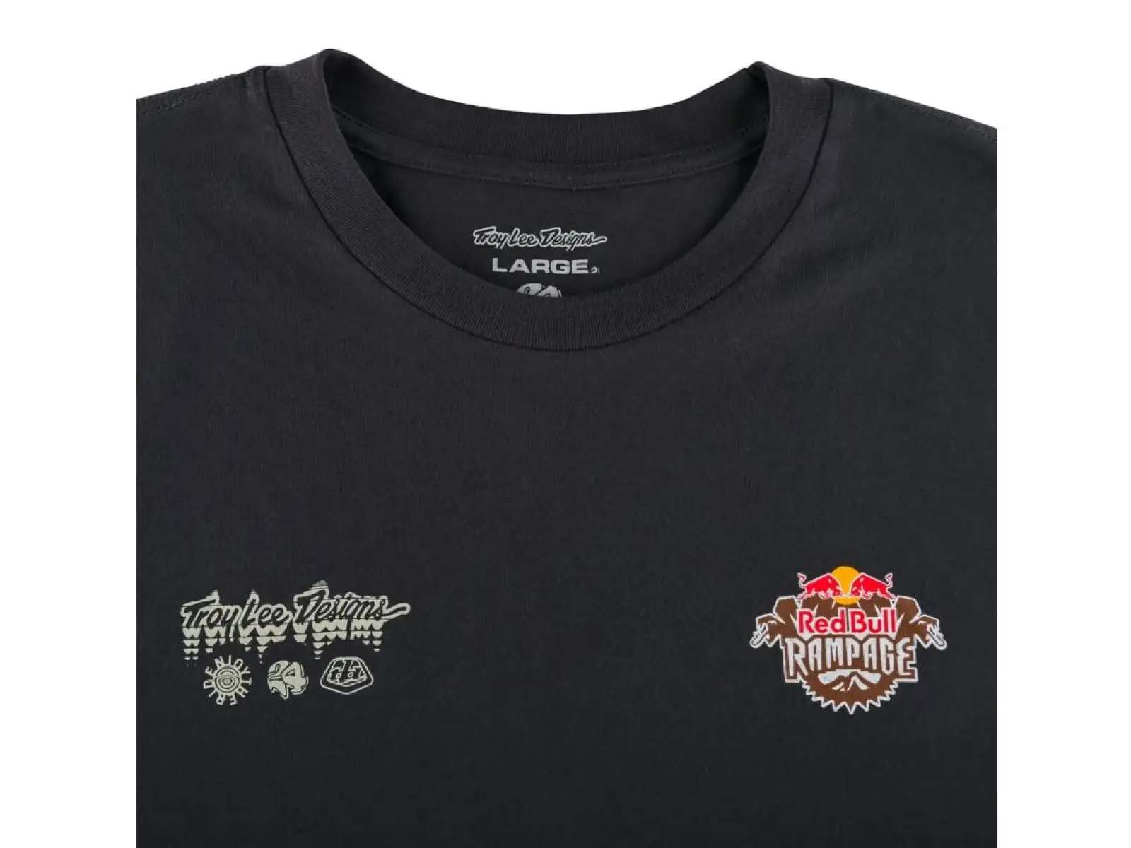 Troy Lee Designs x Red Bull Rampage Mind Melt męska koszulka z krótkim rękawem Coal