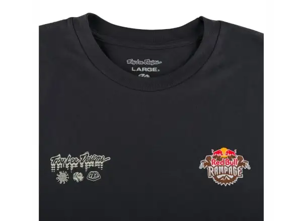 Troy Lee Designs x Red Bull Rampage Mind Melt męska koszulka z krótkim rękawem Coal