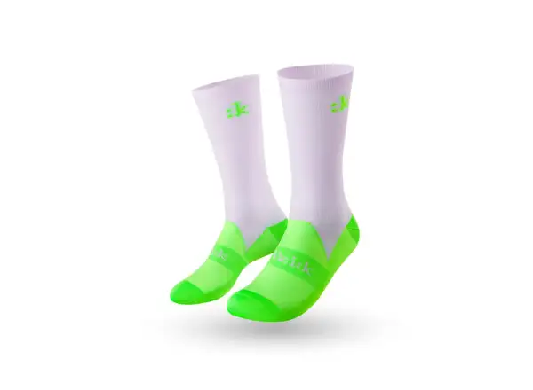Fizik Performance skarpetki rowerowe Lilac/Neon Green