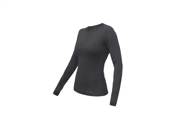 Sensor Merino Bold damska koszulka dlugi rękaw Anthracite Gray