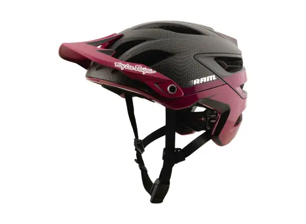 Troy Lee Designs x SRAM A3 kask Radioscape Black/Berry