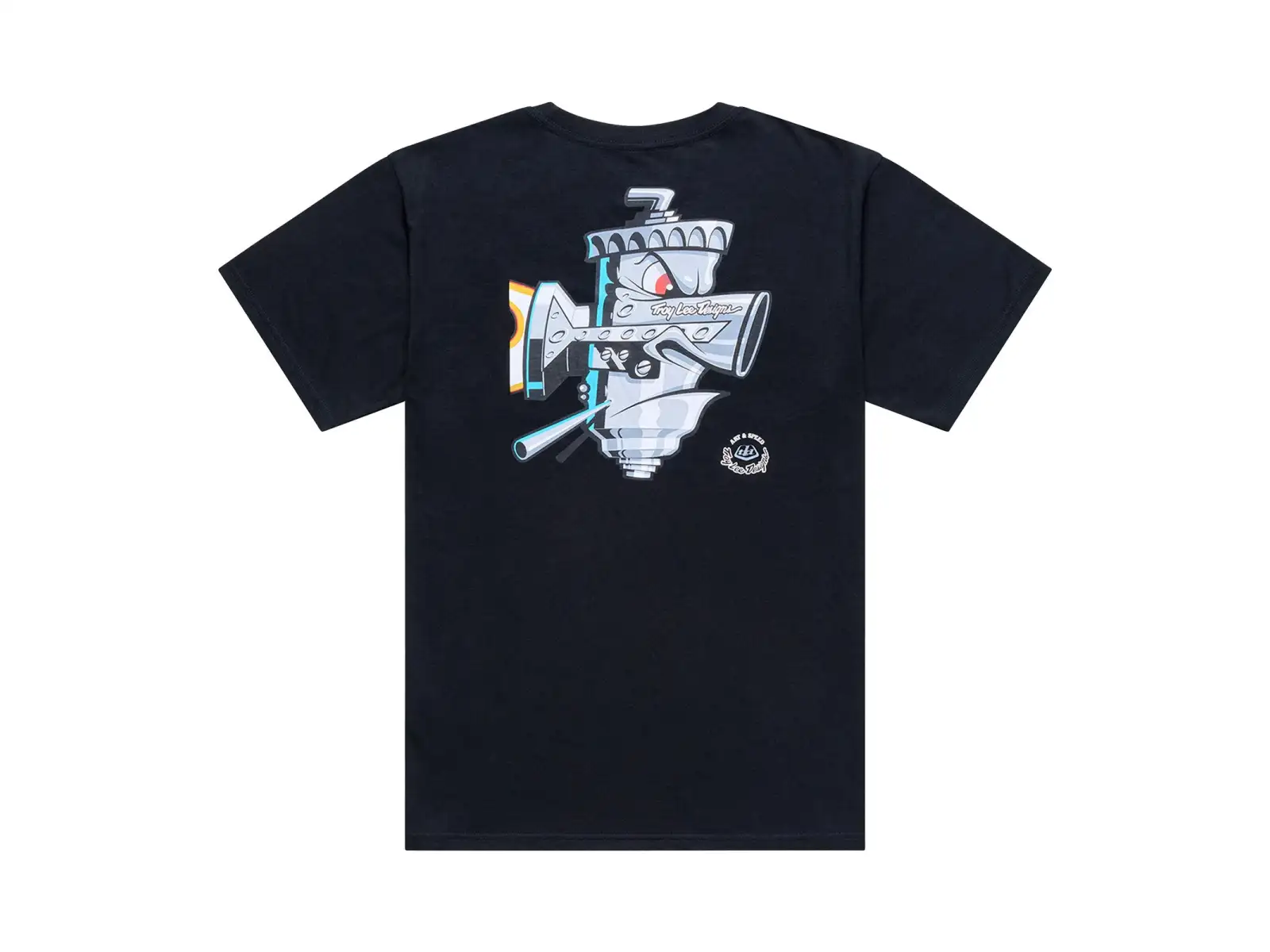 Troy Lee Designs Carb Club męska koszulka z krótkim rękawem Black