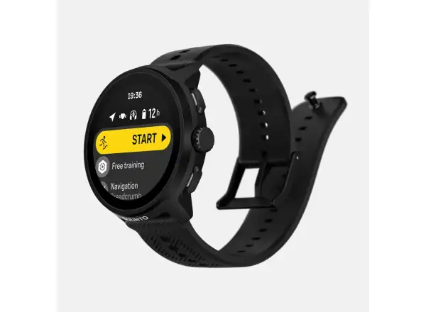 Suunto Run inteligentny zegarek silikonowy pasek All Black