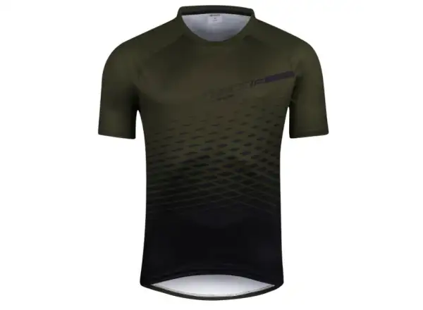 Force Angle MTB męska koszulka rowerowa z krótkim rękawem army