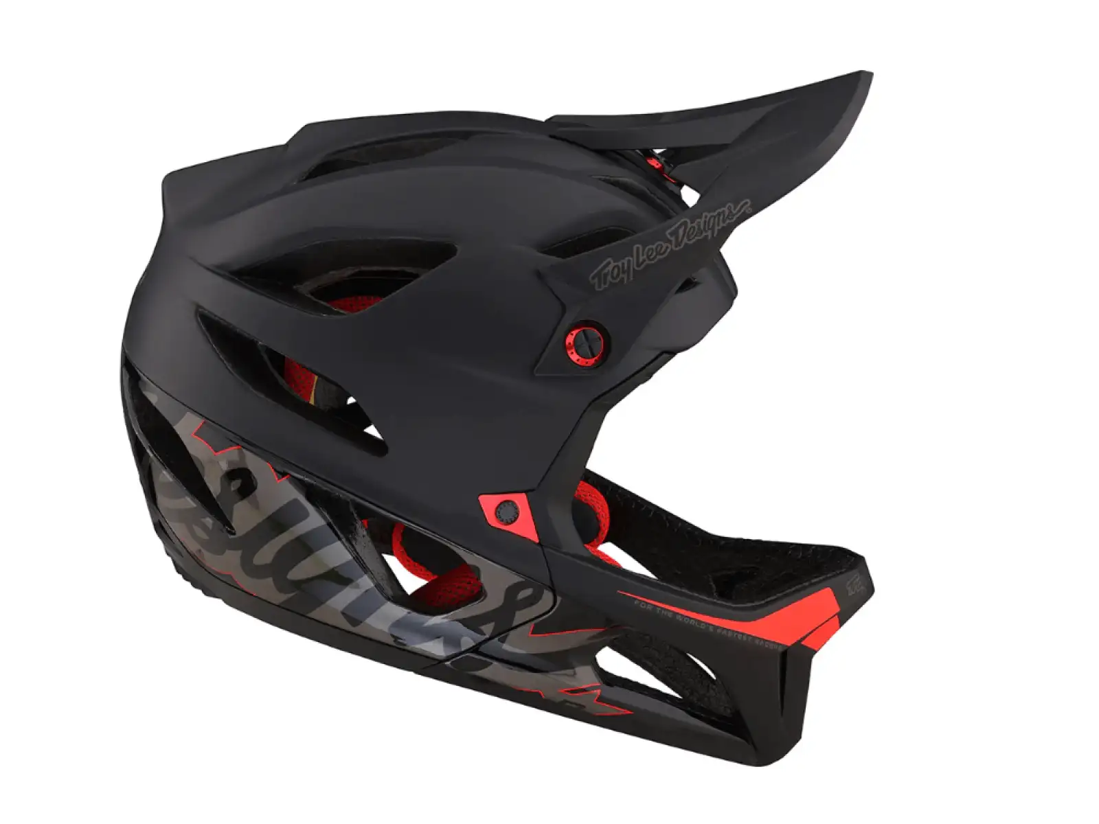 Troy Lee Designs Stage Mips kask Signature Black