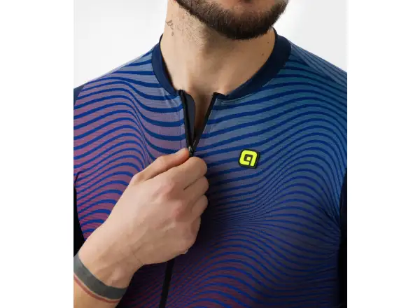 Alé PR-E Onda męska koszulka z krótkim rękawem Navy Blue