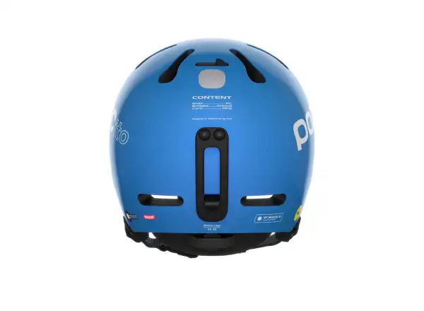 POC POCito Fornix MIPS dziecięcy kask narciarski Fluorescent Blue
