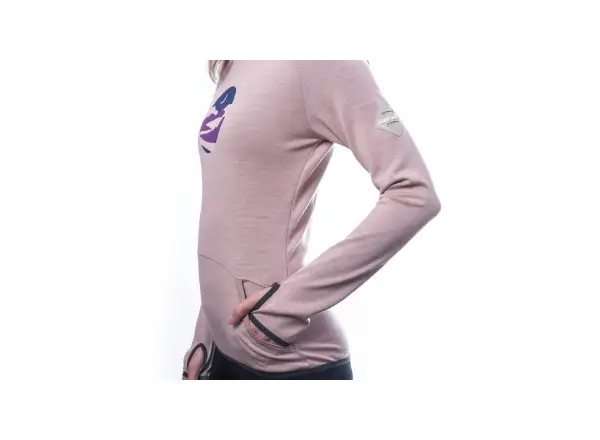 Sensor Merino Upper Triglav damska bluza Dusty Pink