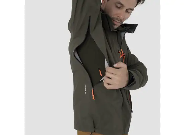 Salewa Sella 3L Powertex męska kurtka Dark Olive