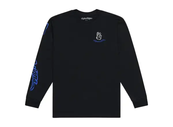 Troy Lee Designs Peace Out męska koszulka długi rękaw Black