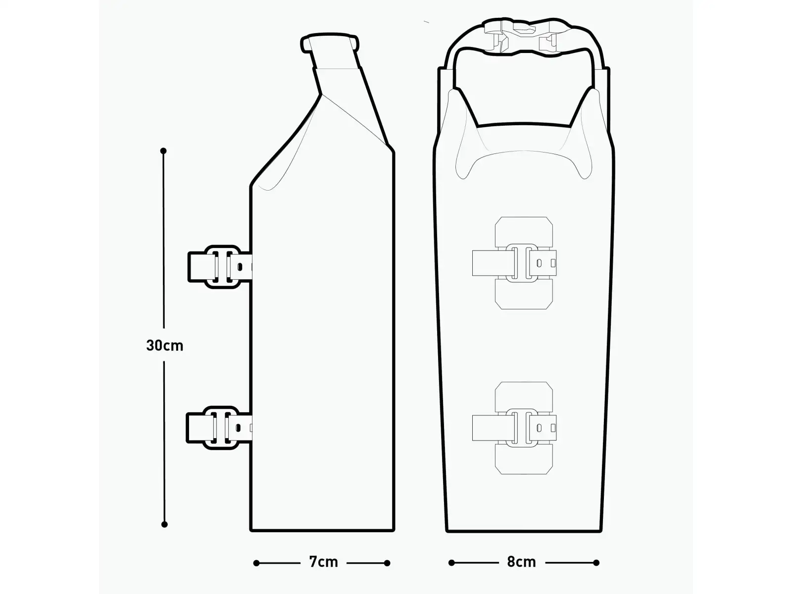 Evoc Downtube Pack WP 1,2 torba Black