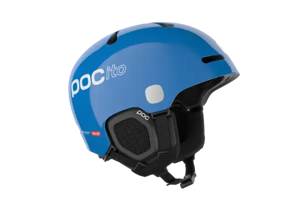 POC POCito Fornix MIPS dziecięcy kask narciarski Fluorescent Blue