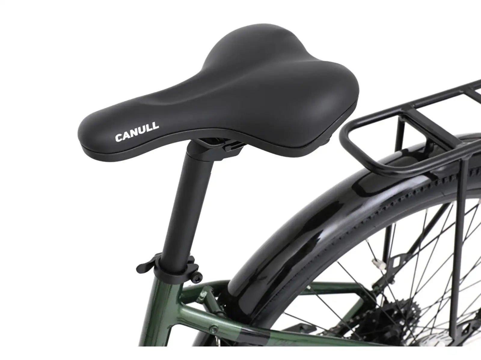 CANULL City 2 720 Wh rower elektryczny z niskim przekrokiem forest green
