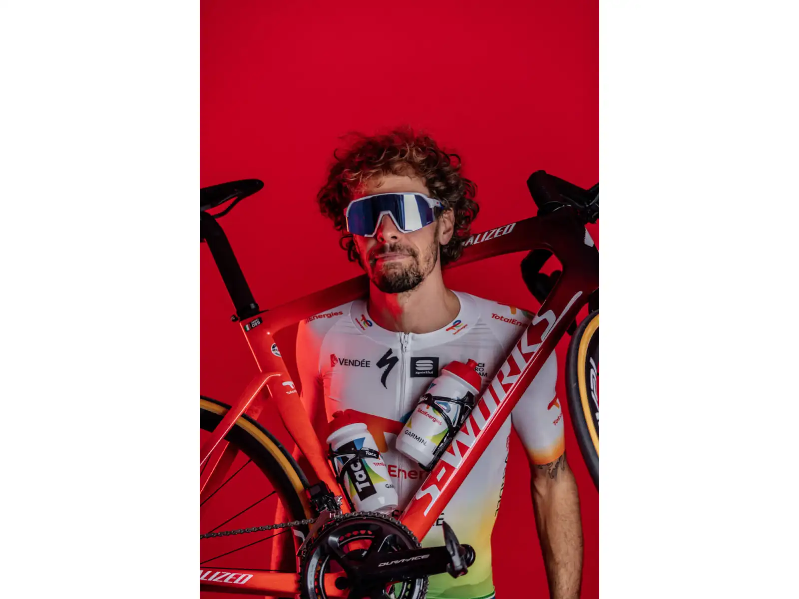 100% S3 okulary TotalEnergies Team Matte White / HIPER Lens