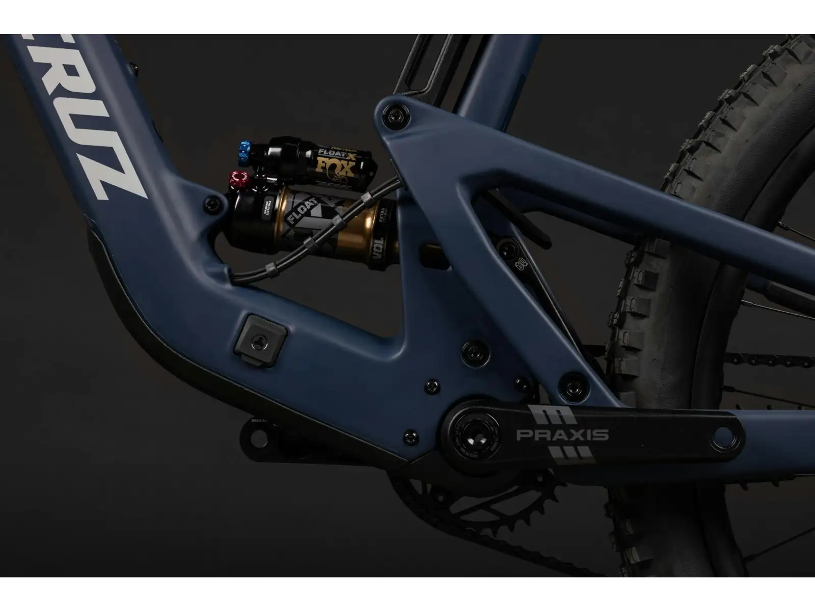 Santa Cruz Heckler SL 1 C R rower elektryczny z pełnym zawieszeniem Matte Dark Blue