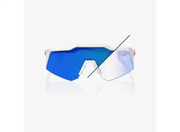 100% Speedcraft okulary XS LE Bastille Blue Mirror Photochromic