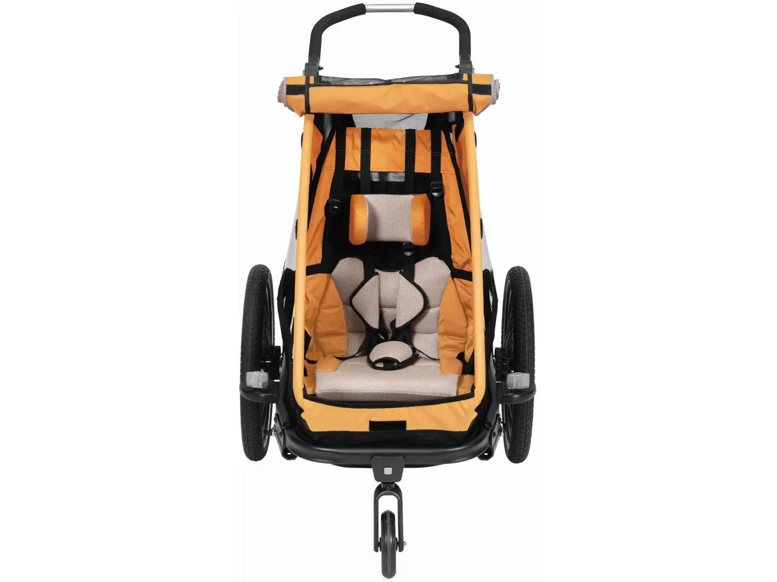 XLC MONOs BS-C09 dziecięcy przyczepka rowerowa 20" Marigold/Anthrazit