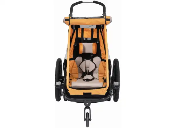 XLC MONOs BS-C09 dziecięcy przyczepka rowerowa 20" Marigold/Anthrazit