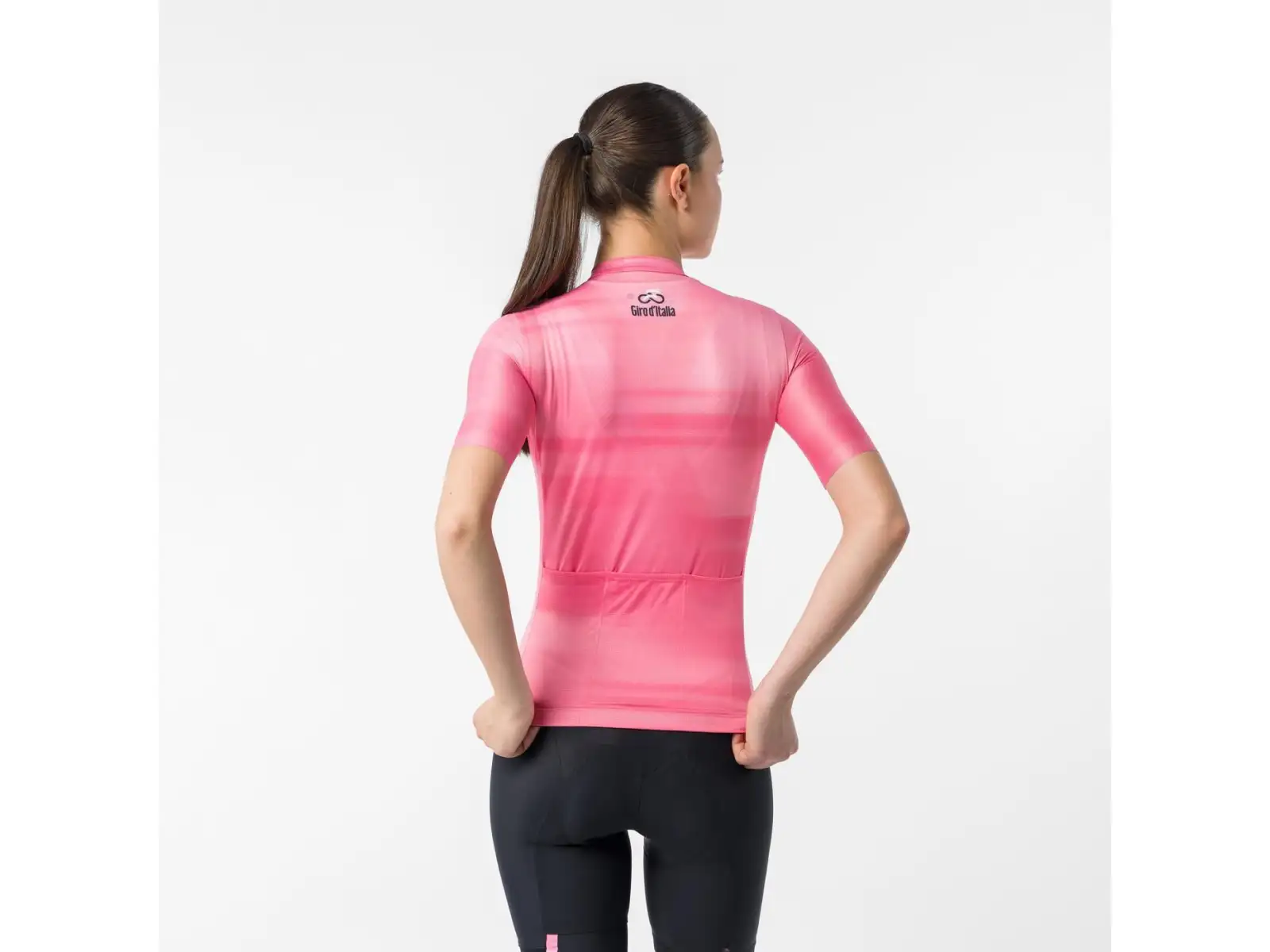 Castelli Giro109 Competizione 4 damska koszulka krótki rękaw Rosa Giro