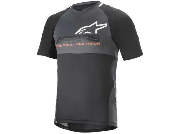 Alpinestars Drop 8.0 koszulka krótki rękaw black/coral