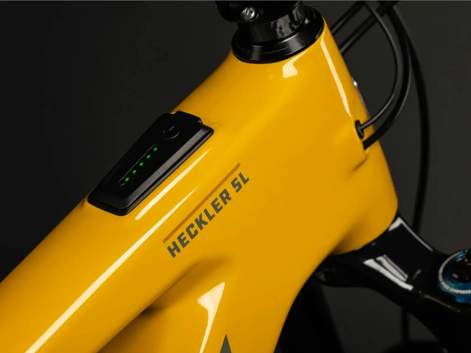 Santa Cruz Heckler SL 1 C MX GX AXS rower elektryczny pełne zawieszenie Gloss Mustard