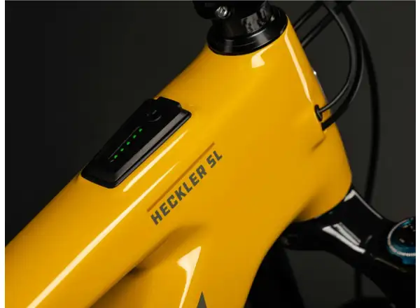 Santa Cruz Heckler SL 1 C MX GX AXS rower elektryczny pełne zawieszenie Gloss Mustard