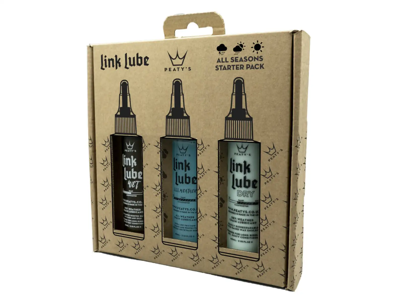 Peatys Linklube All Seasons zestaw smarów 3x60 ml