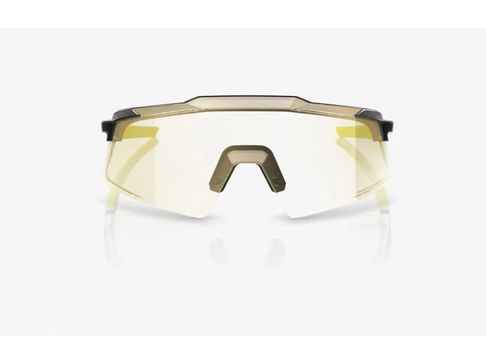 100% Aerocraft okulary Gloss Metallic Black/Photochromic