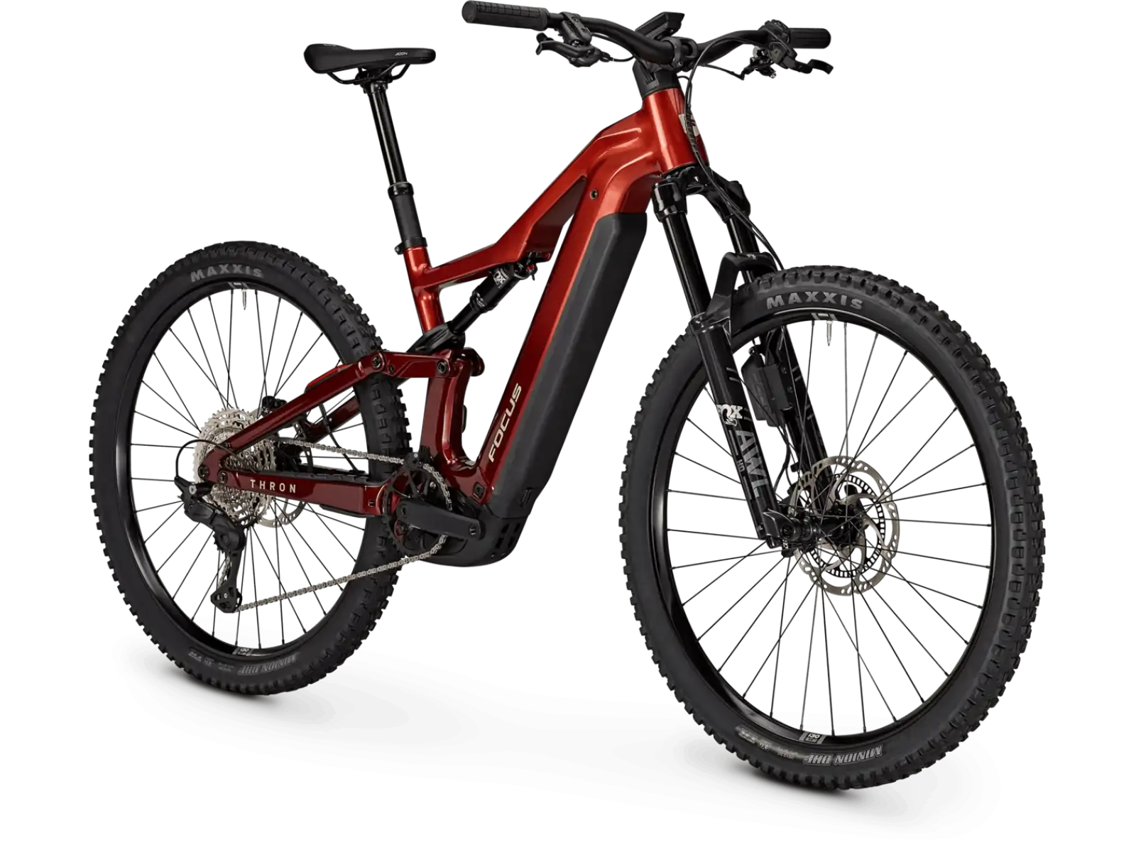 Focus THRON 9 720Wh w pełni amortyzowany rower elektryczny Maroonred / Darkmaroon