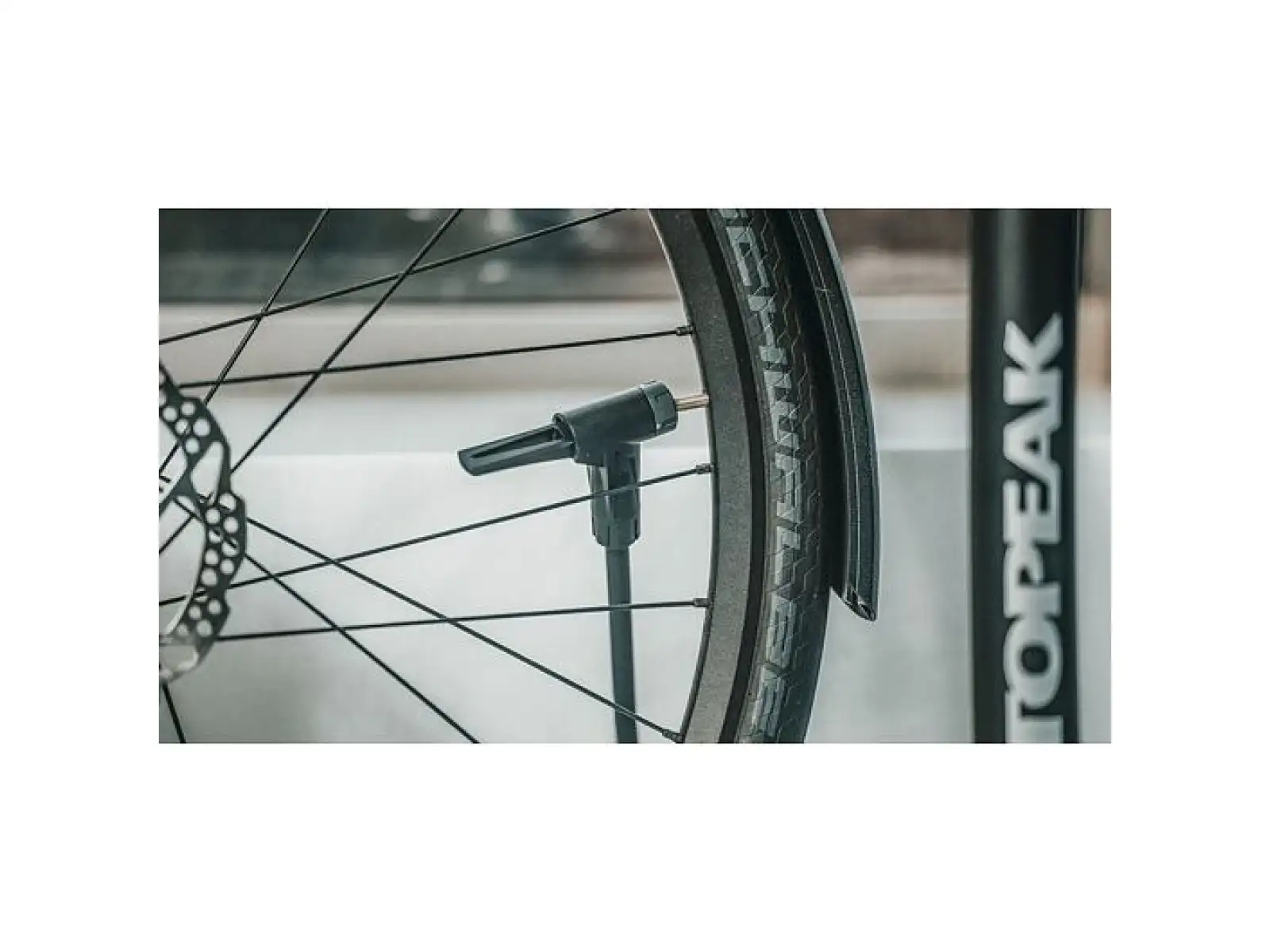 Topeak JoeBlow Urban EX pompka warsztatowa czarna/żółta