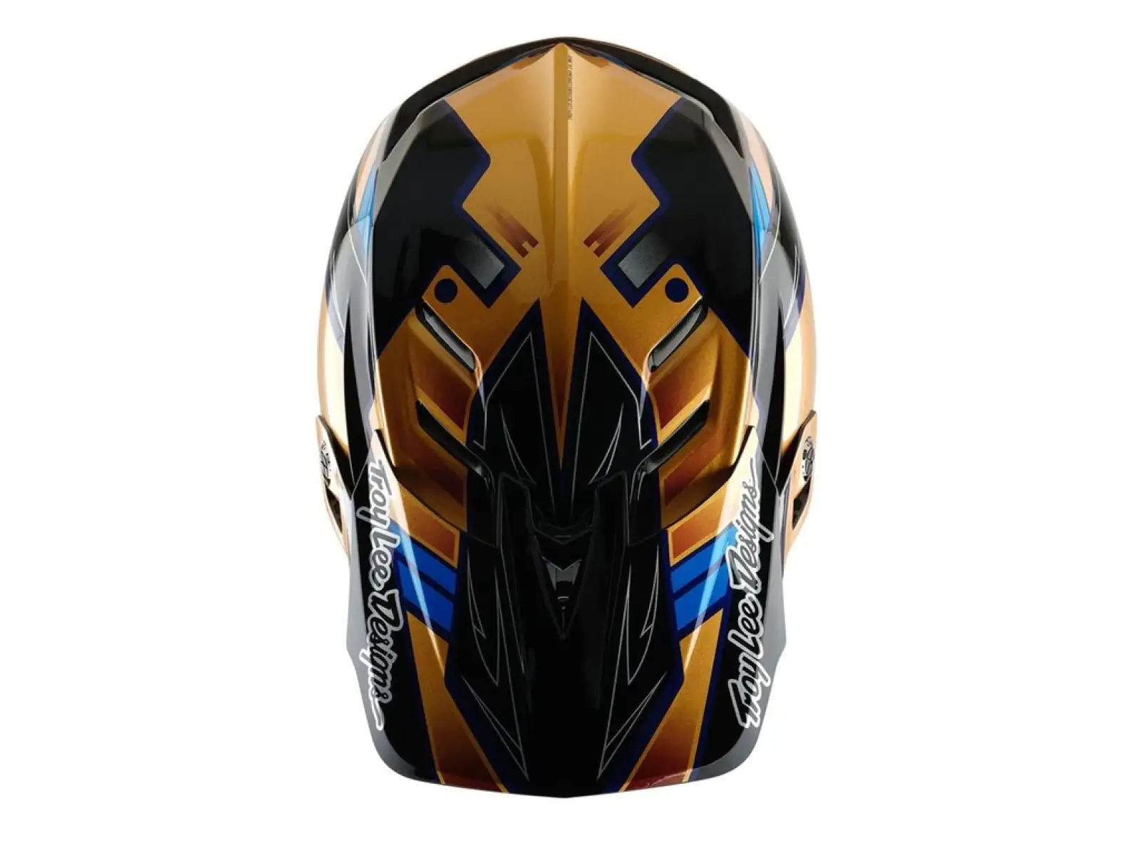 Troy Lee Designs D4 Composite kask integralny Royalty Black/Gold