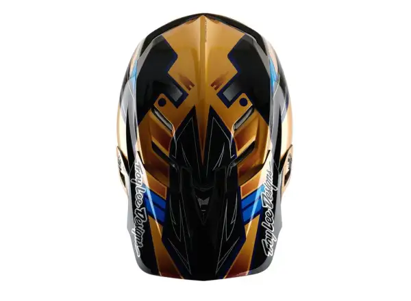 Troy Lee Designs D4 Composite kask integralny Royalty Black/Gold