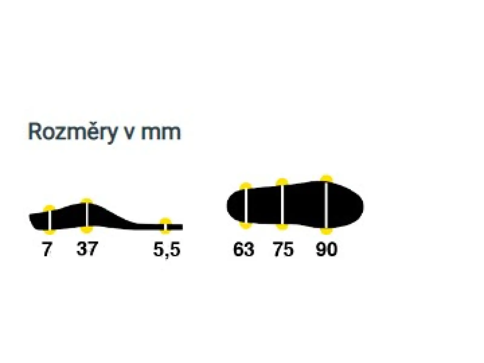 Sidas 3feet Merino High Arch wkładki do butów wysoka klenba 1 para