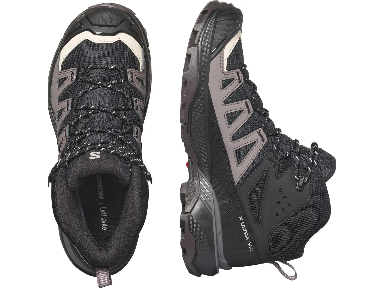 Salomon X Ultra 360 MID GTX damskie buty turystyczne Black/Plum Kitten/Shale