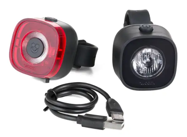 Woom Beam Bike Lights przednie i tylne światło ZESTAW